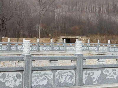 花崗巖石雕欄桿